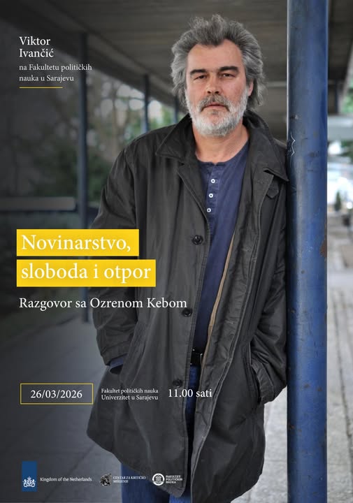 Predavanje Viktora Ivančića „ Novinarstvo,sloboda i otpor“ 26. Marta